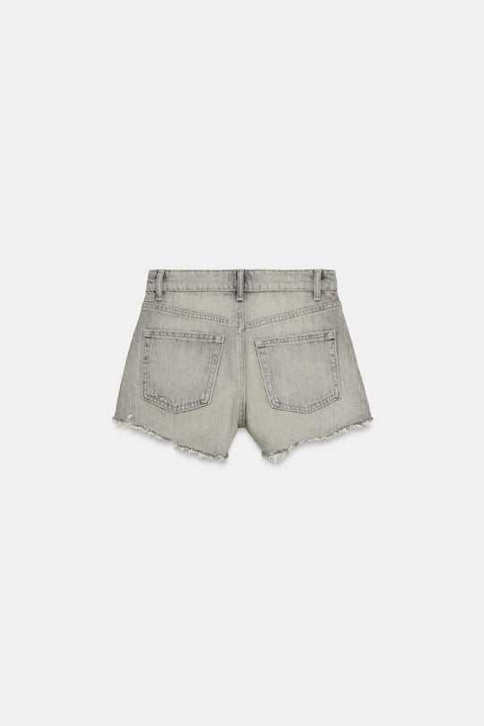 SHORT EN DENIM TRF TAILLE HAUTE DÉCHIRURES