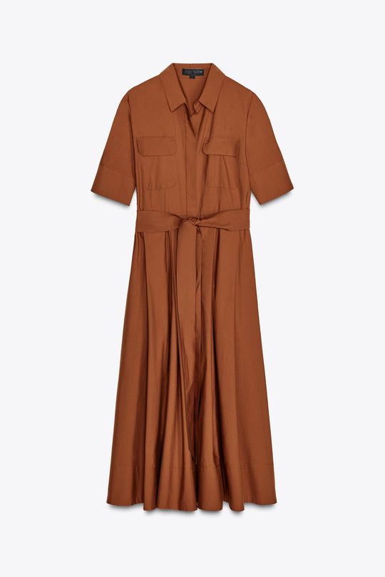 ROBE CHEMISE EN POPELINE ZW COLLECTION