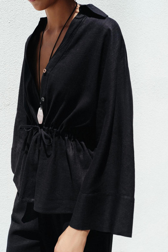 CHEMISE SAFARI AVEC LIN