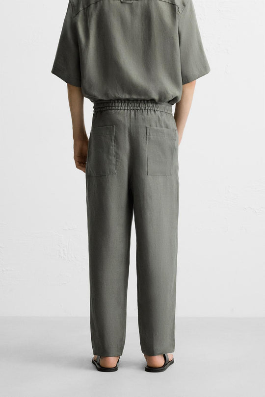 PANTALON 100% LIN