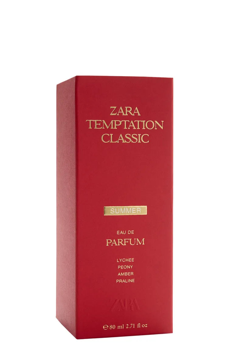 ZARA TEMPTATION CLASSIC SUMMER EDP 80ML