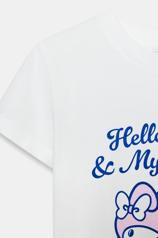T-SHIRT HELLO KITTY AND MY MELODY SANRIO