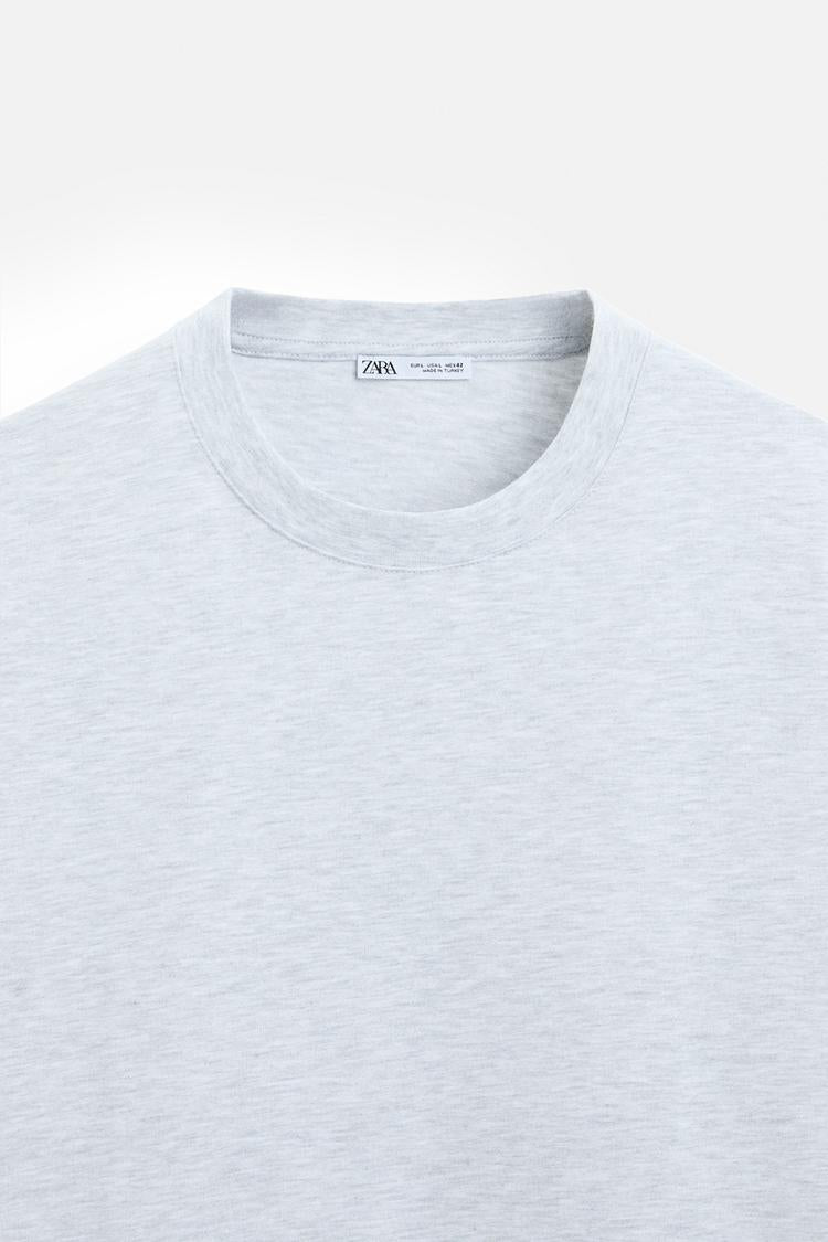 T shirt basique épais - Gris