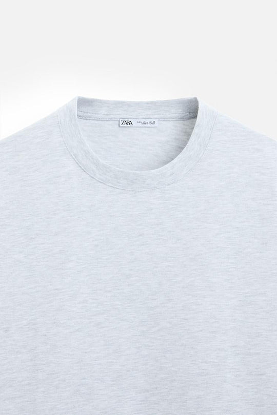 T shirt basique épais - Gris