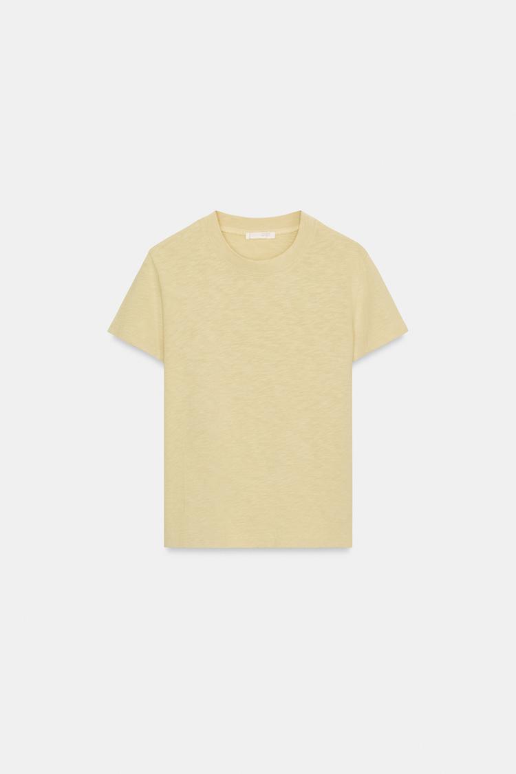 T-SHIRT EN COTON FLAMMÉ