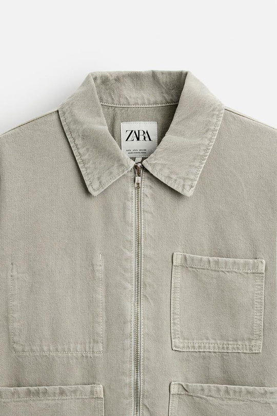 Veste en jean à poches