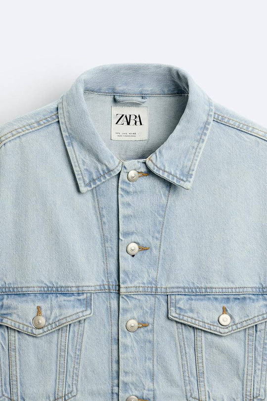 Veste en jean coupe courte