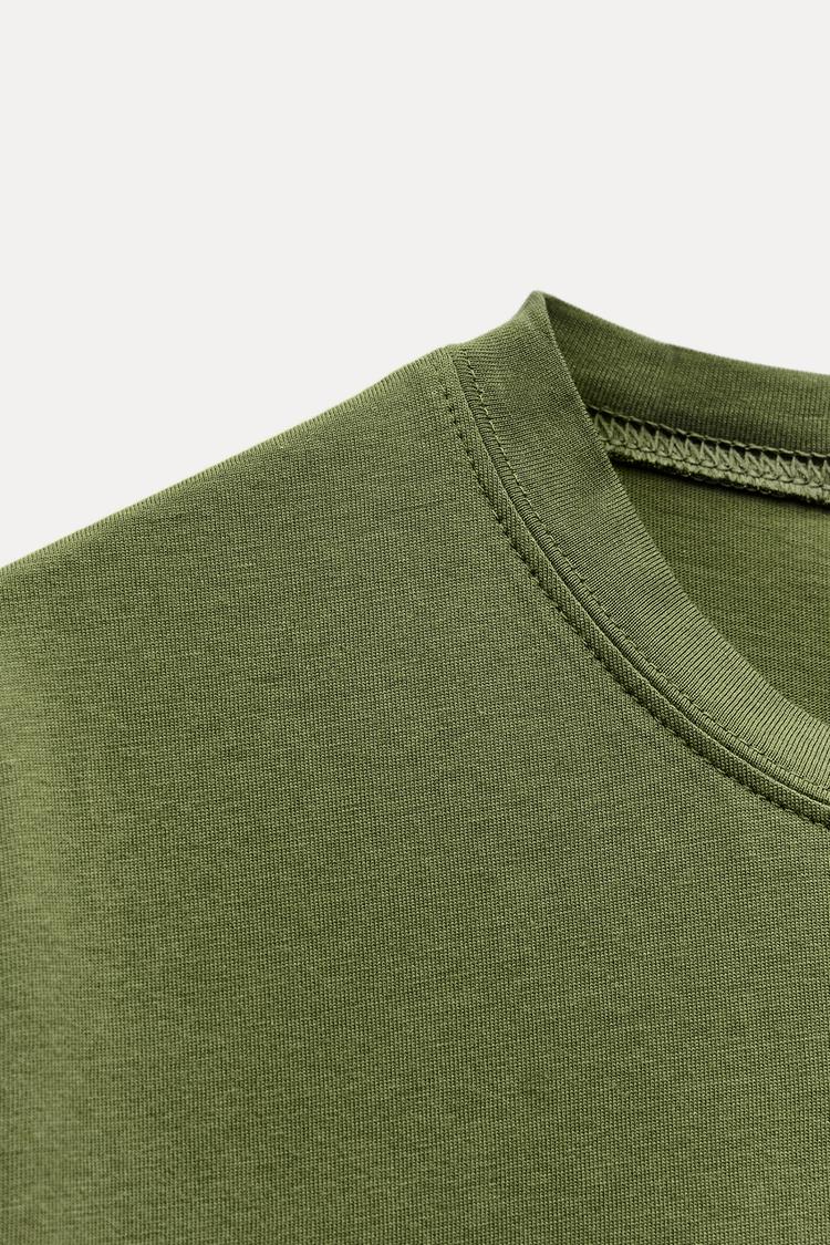 T-shirt coton basique a rayures