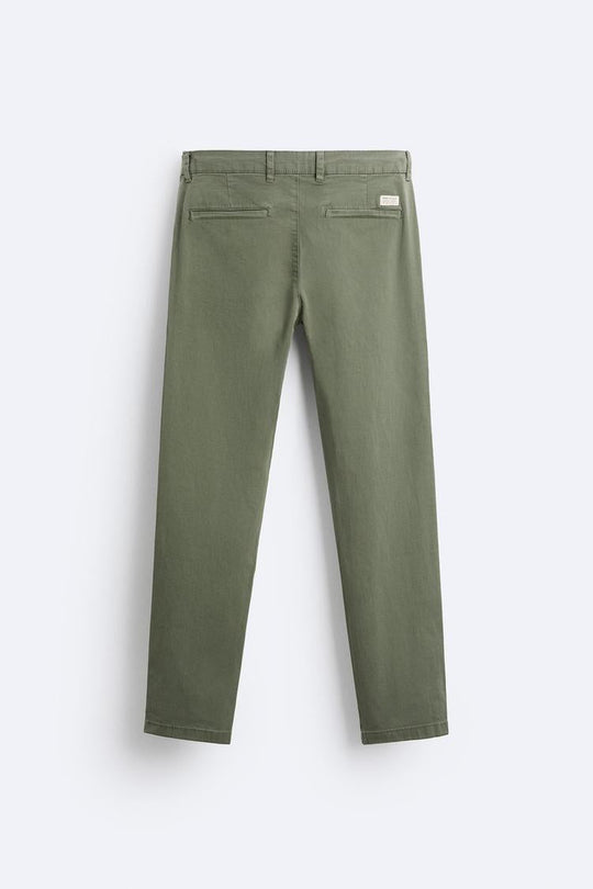 Pantalon chino coupe moulante - Beige
