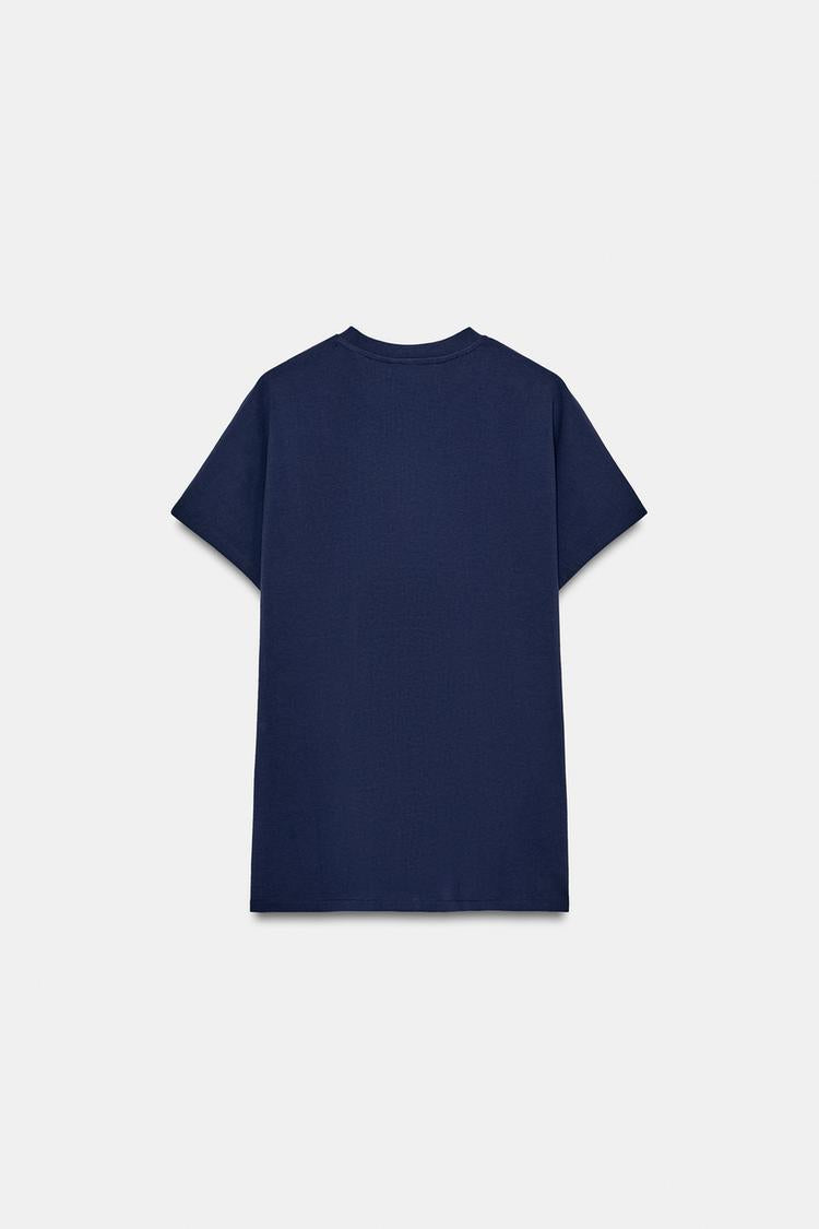 T-SHIRT À MANCHES TOMBANTES