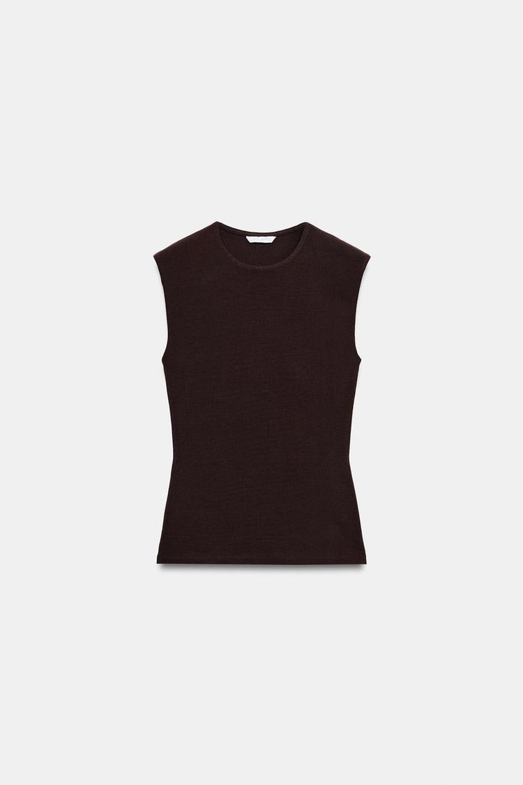 T-SHIRT SANS MANCHES