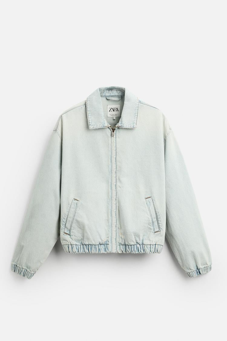 Veste en jean surteint