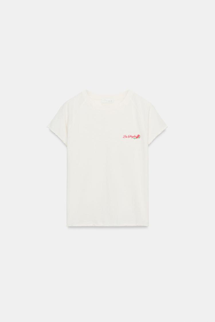 T-SHIRT RAGLAN AVEC INSCRIPTION