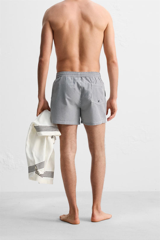 MAILLOT DE BAIN COURT SEERSUCKER