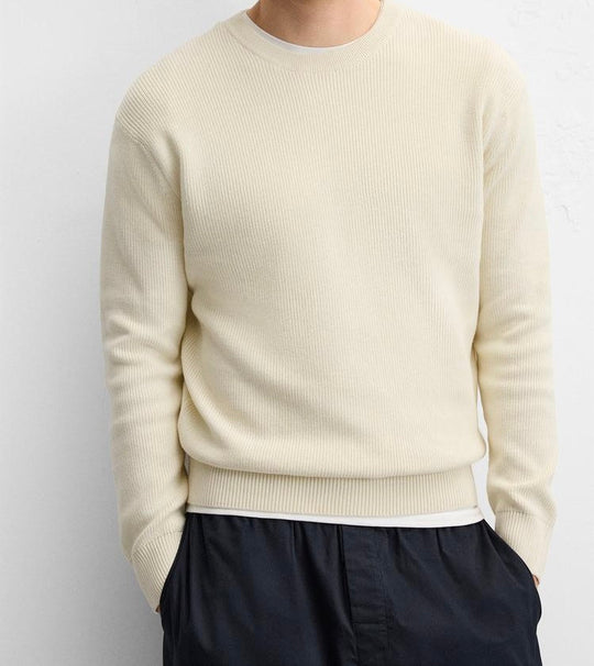 Pull en Maille perlée - Gris anthracite