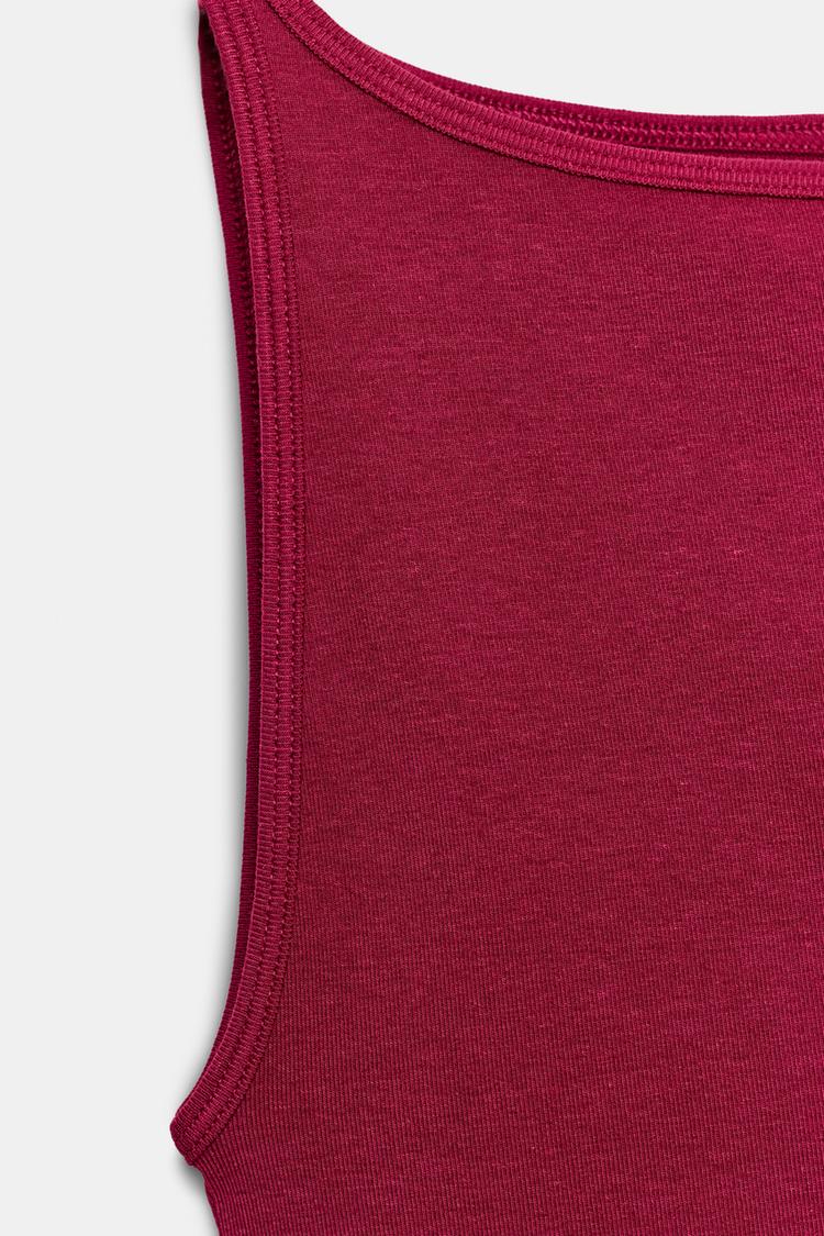 T-SHIRT MINIMAL SANS MANCHES