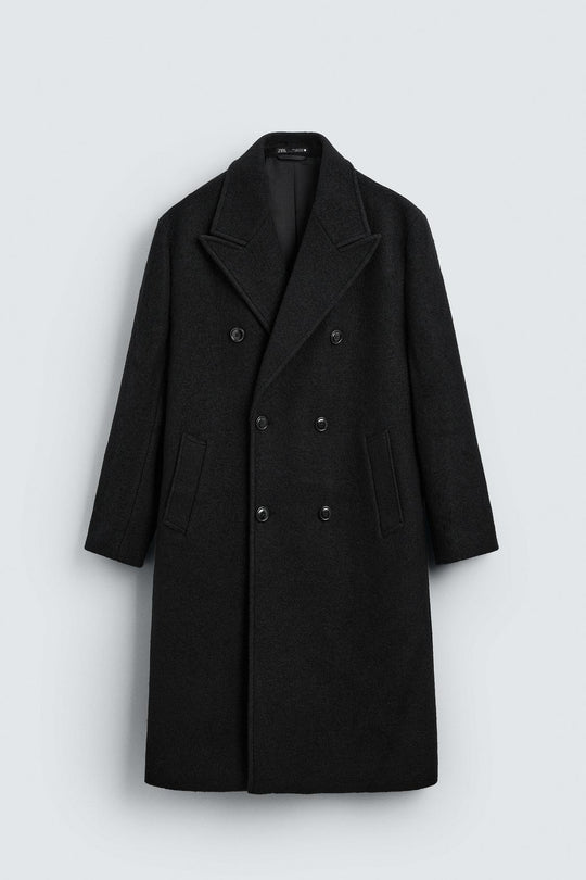 MANTEAU LAINE TEXTURE BOUCLÉ
