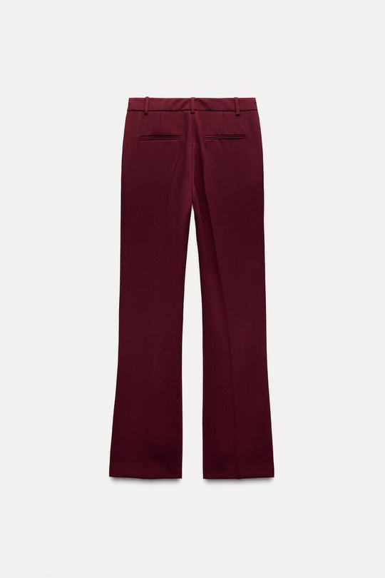 Pantalon droit collection zw - Grenat