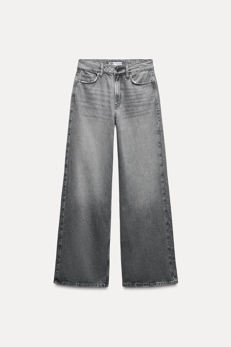 Jean z1975 à coupe large et taille haute - Bleu Moyen