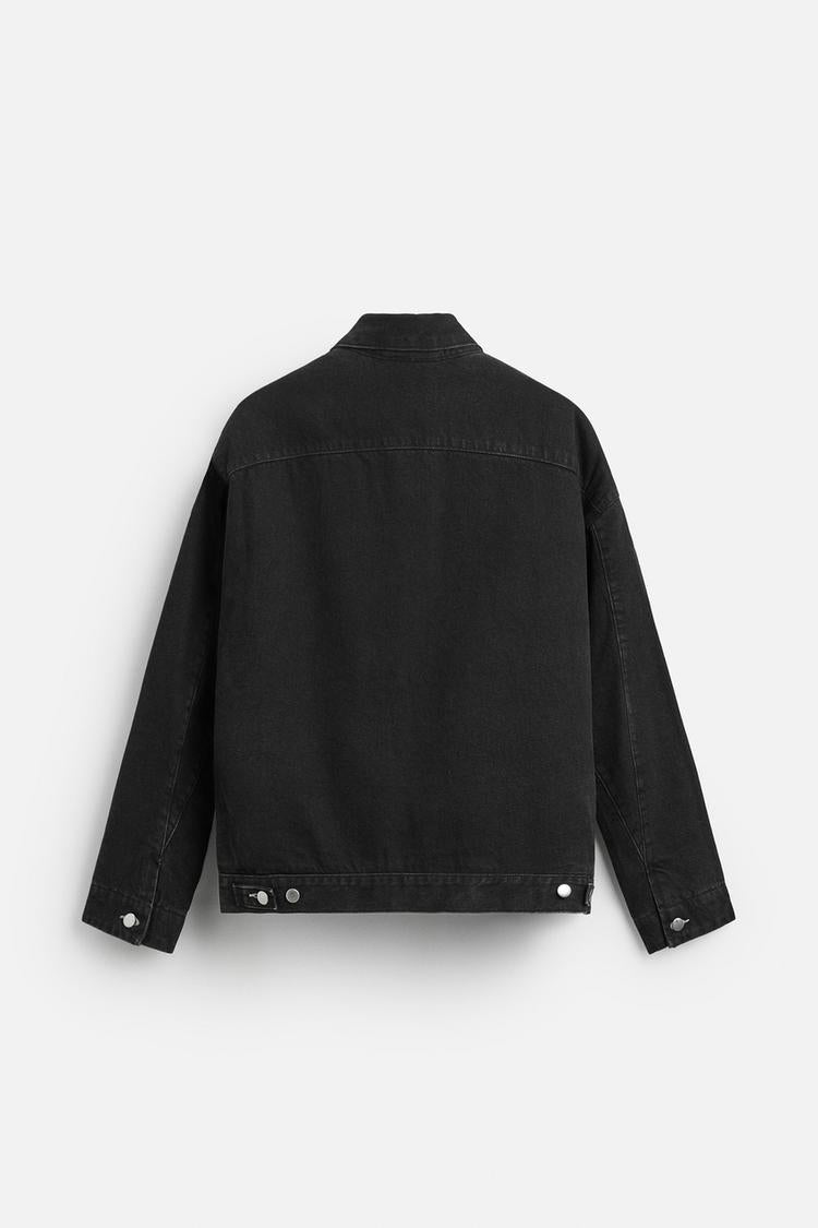 Veste en denim combinée