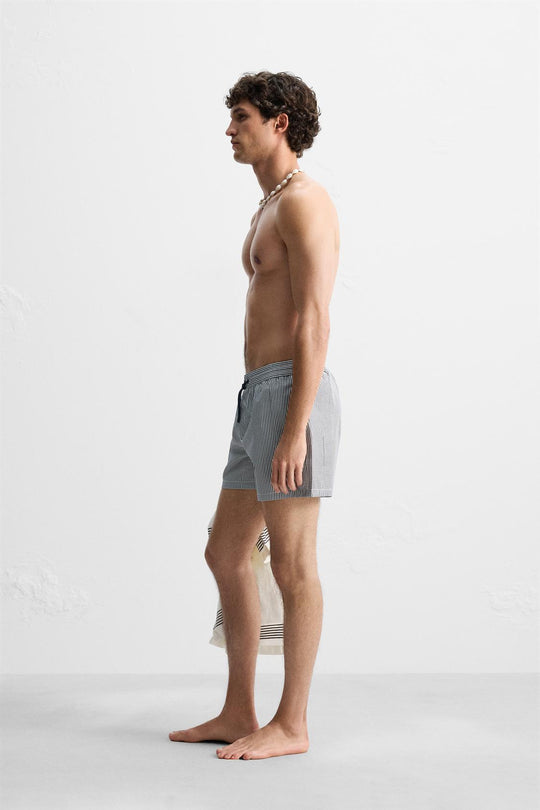 MAILLOT DE BAIN COURT SEERSUCKER
