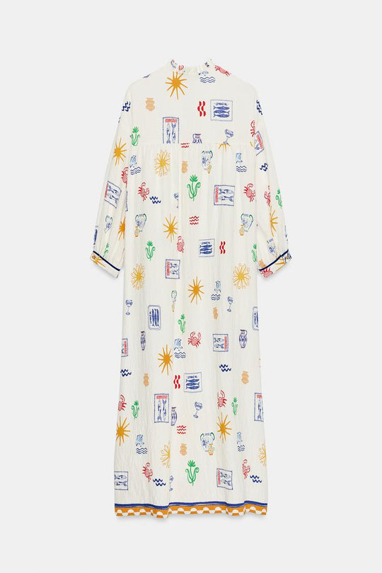 ROBE LONGUE IMPRIMÉE