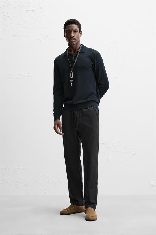 PANTALON RELAXED FIT COTON - LIN