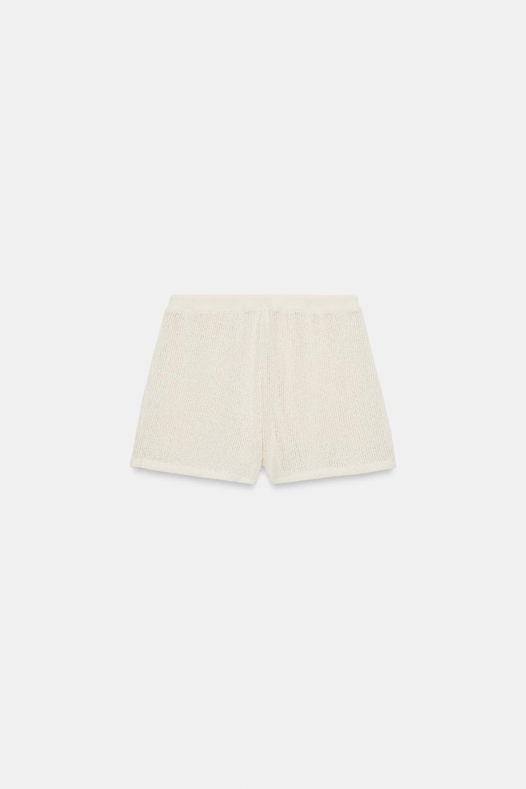 SHORT RUSTIQUE À RAYURES