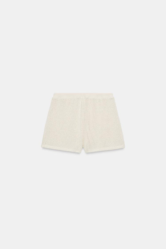 SHORT RUSTIQUE À RAYURES