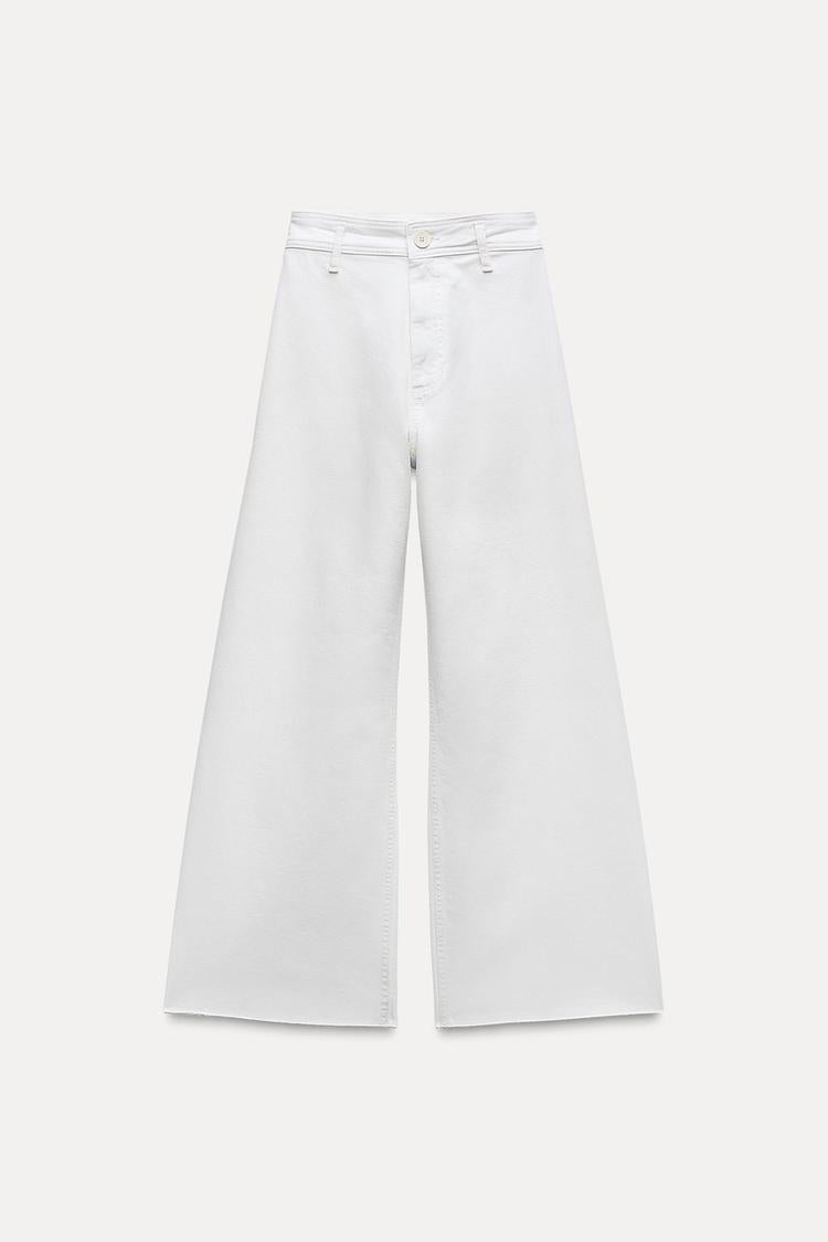 Jean collection zw marine droit a taille haute - Bleu