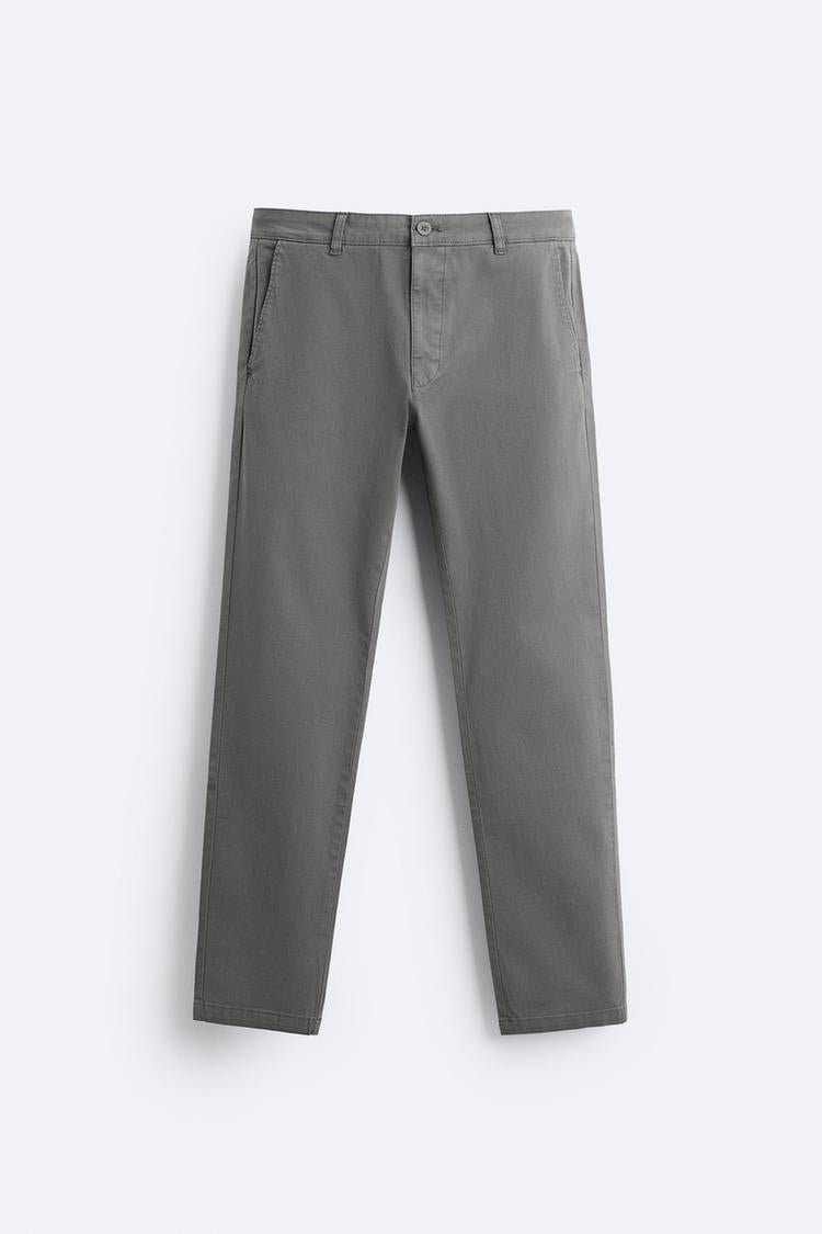 Pantalon chino coupe moulante - Beige