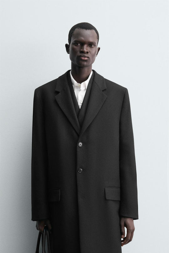 MANTEAU LÉGER 100% LAINE