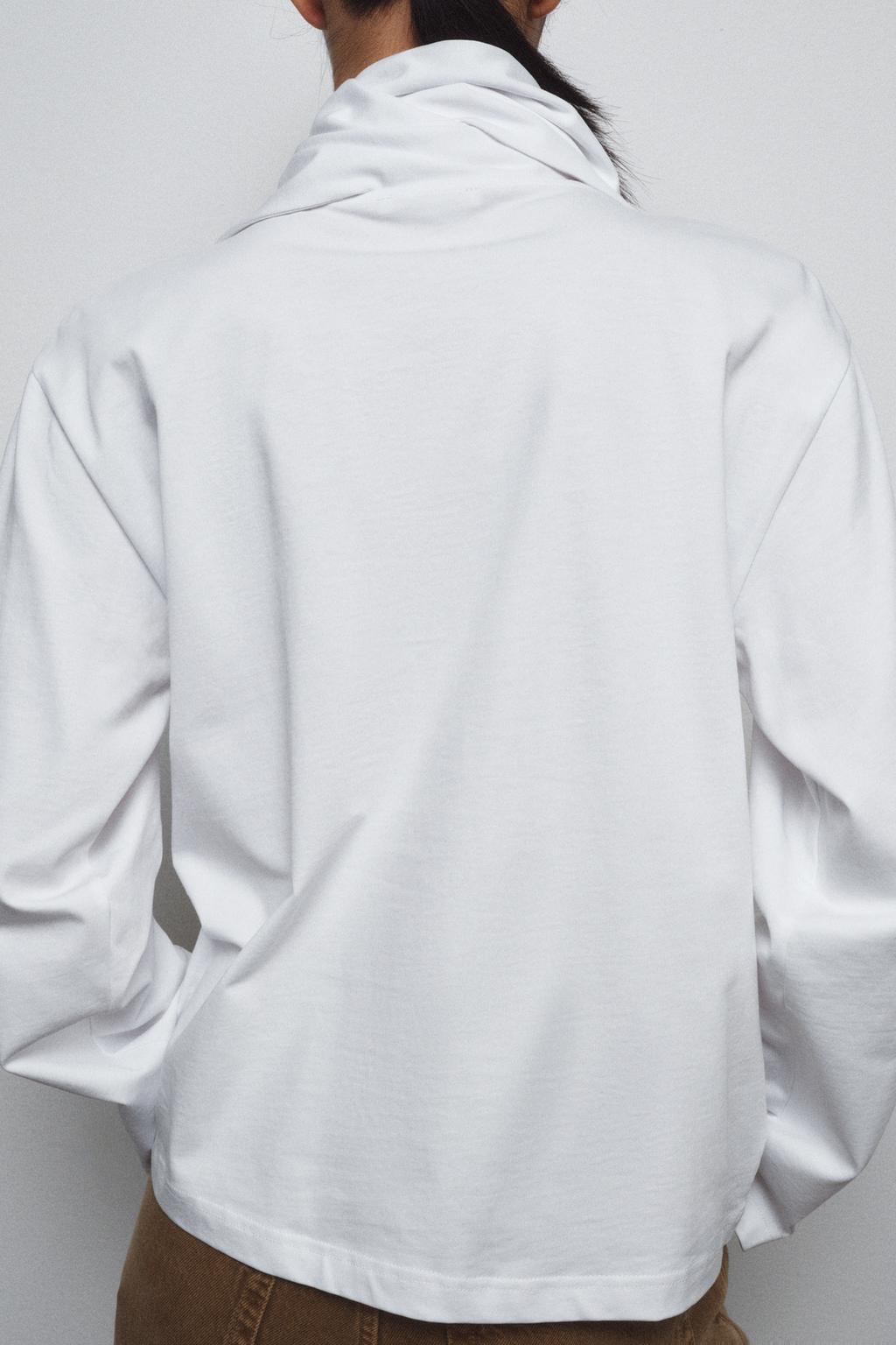 T-SHIRT COTON ÉPAIS À NŒUDS