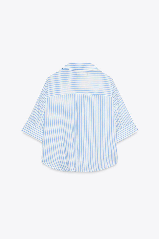 CHEMISE COURTE EN LIN