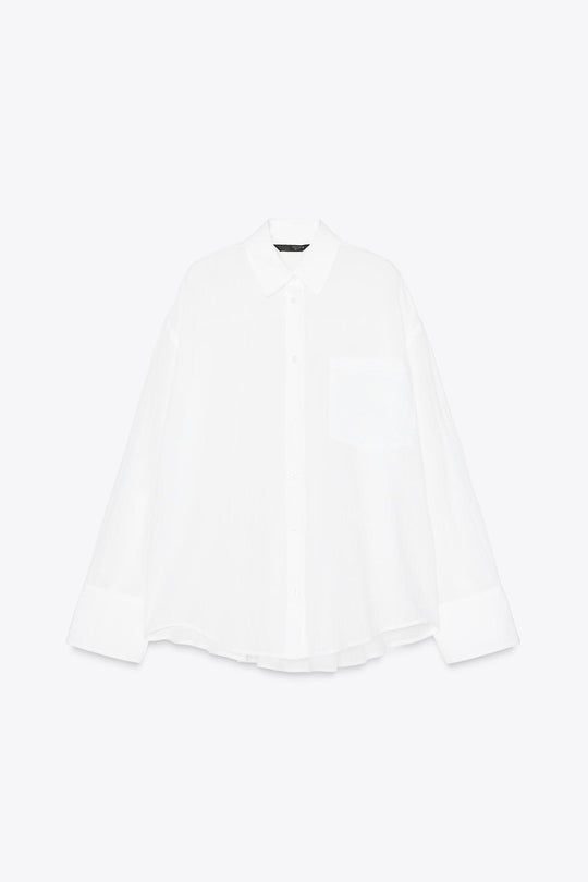 CHEMISE OVERSIZE EN GAZE