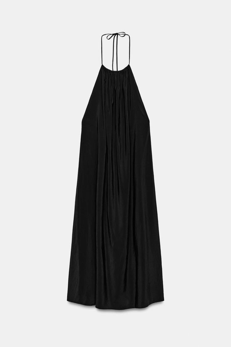ROBE FLUIDE À ENCOLURE AMÉRICAINE