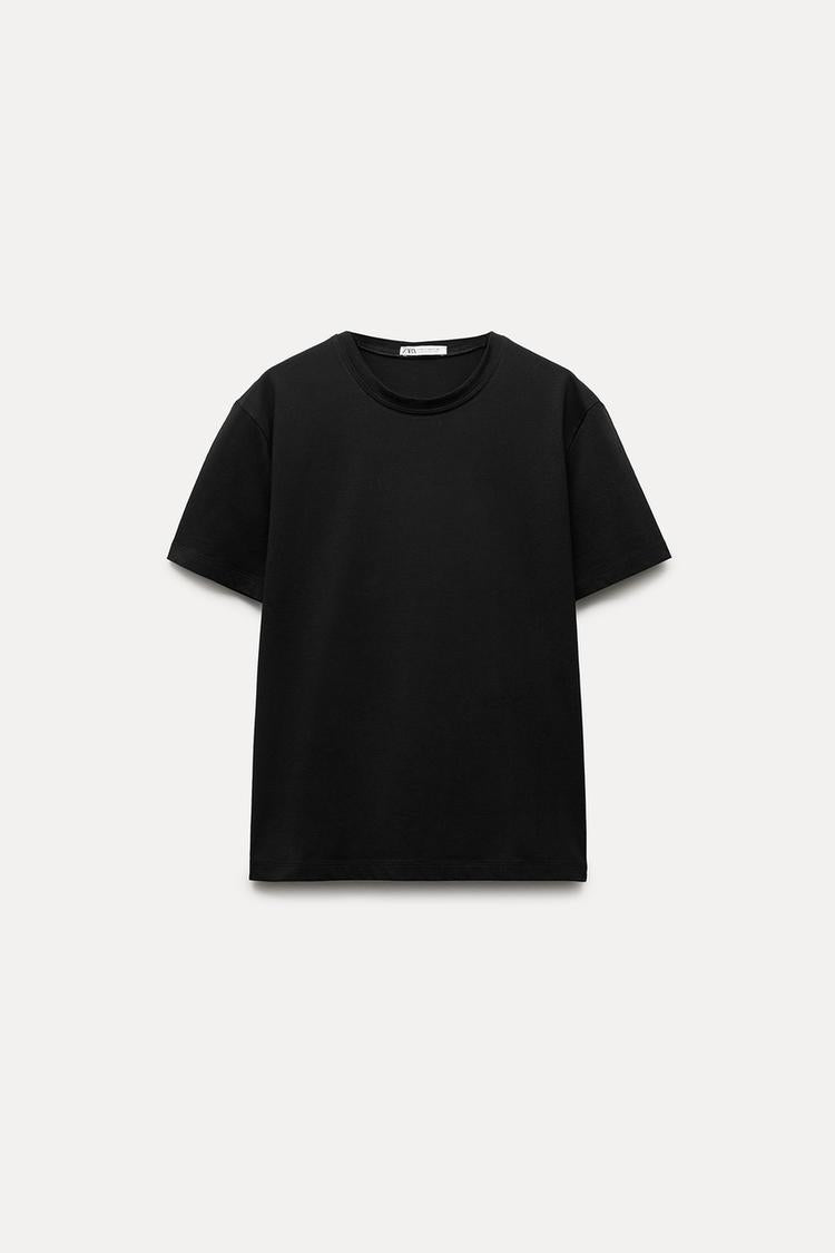 T-shirt coton basique - Blanc