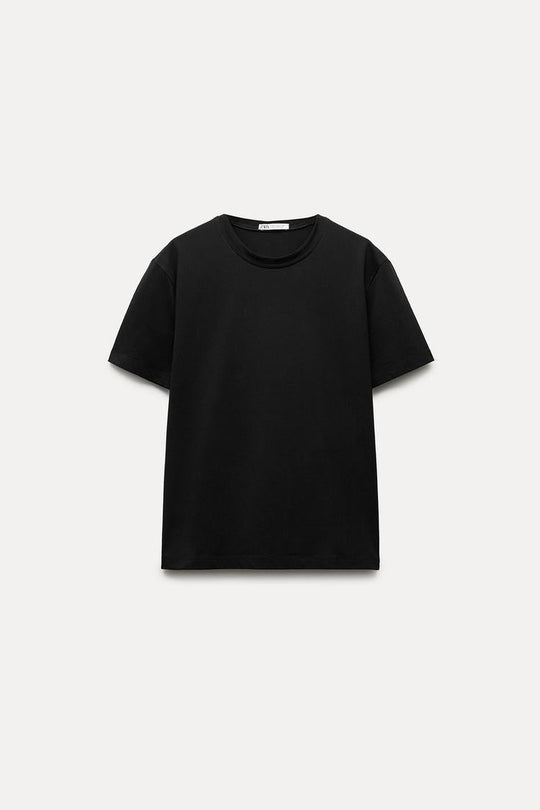 T-shirt coton basique - Blanc