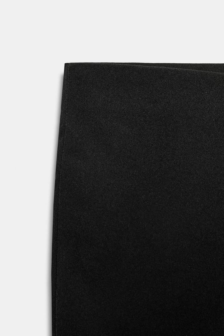 PANTALON FLARE STRETCH À POISN