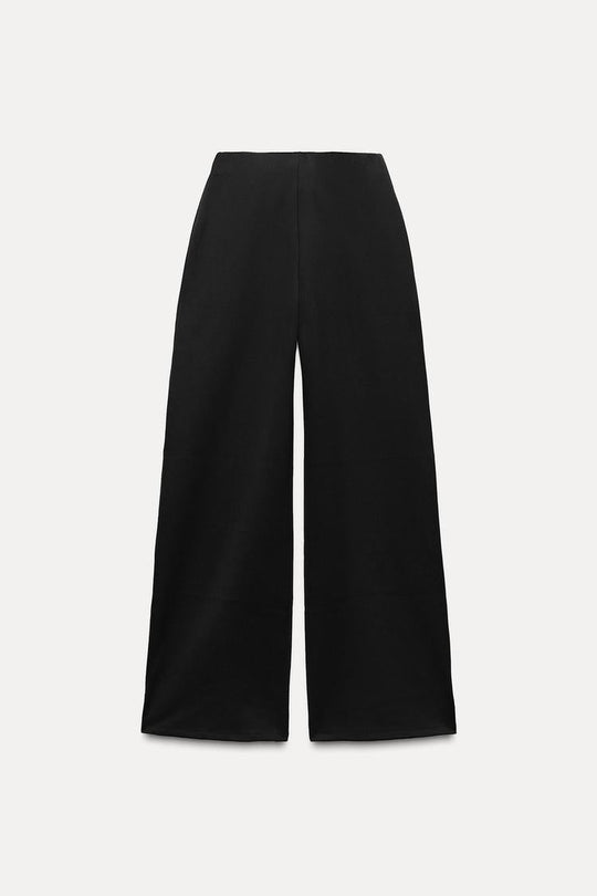 Pantalon interlock à ouverture - Gris