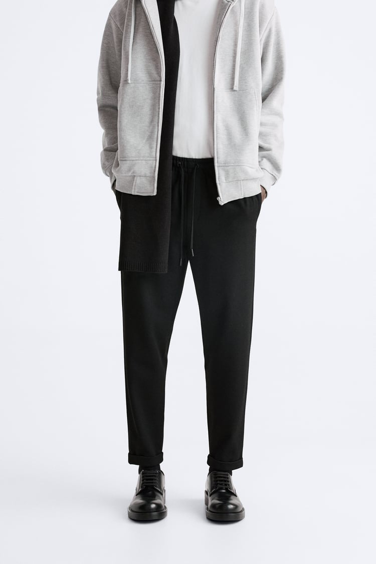 Pantalon style jogging - Blanc