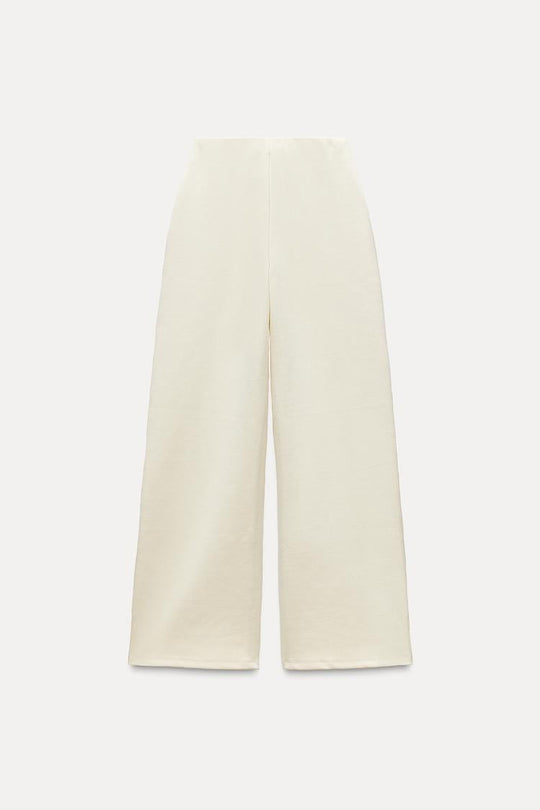 Pantalon interlock à ouverture - Gris