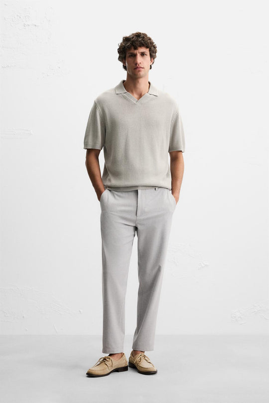 PANTALON À TEXTURE CONFORT