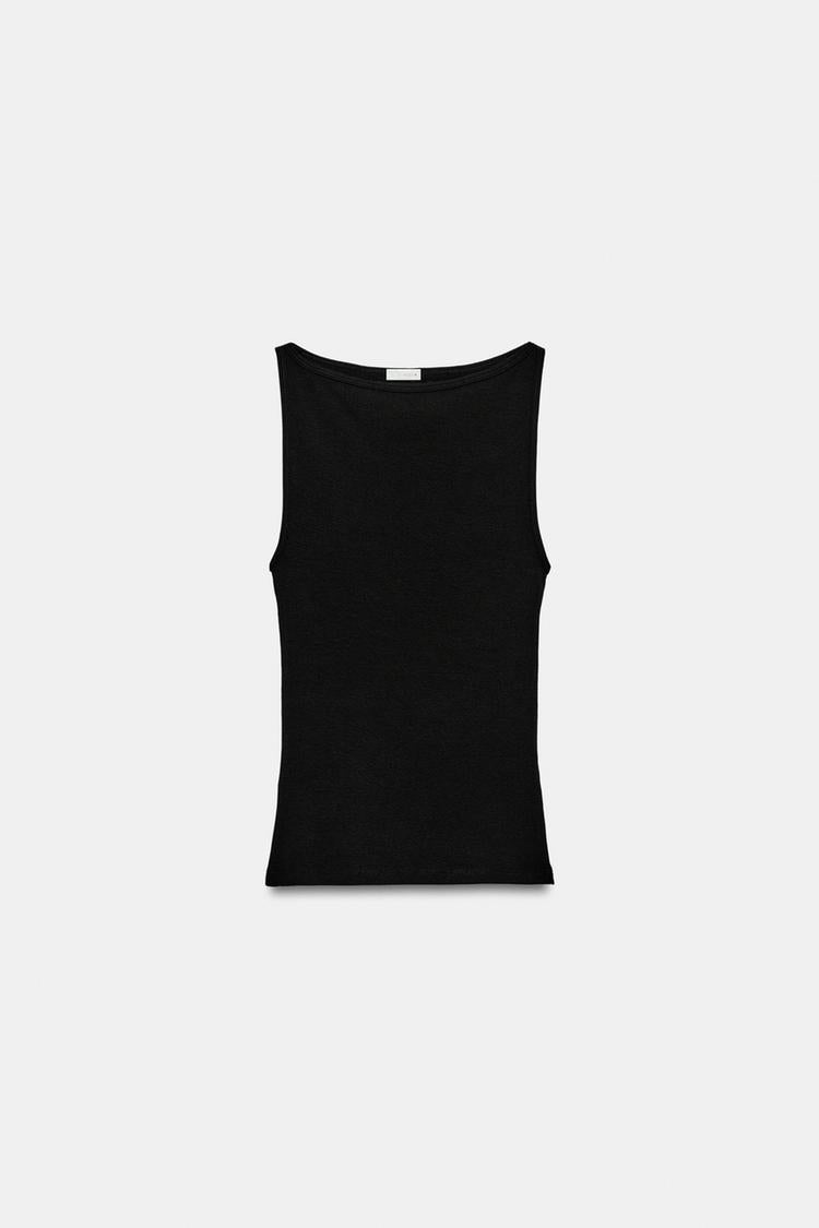 T-SHIRT MINIMAL SANS MANCHES