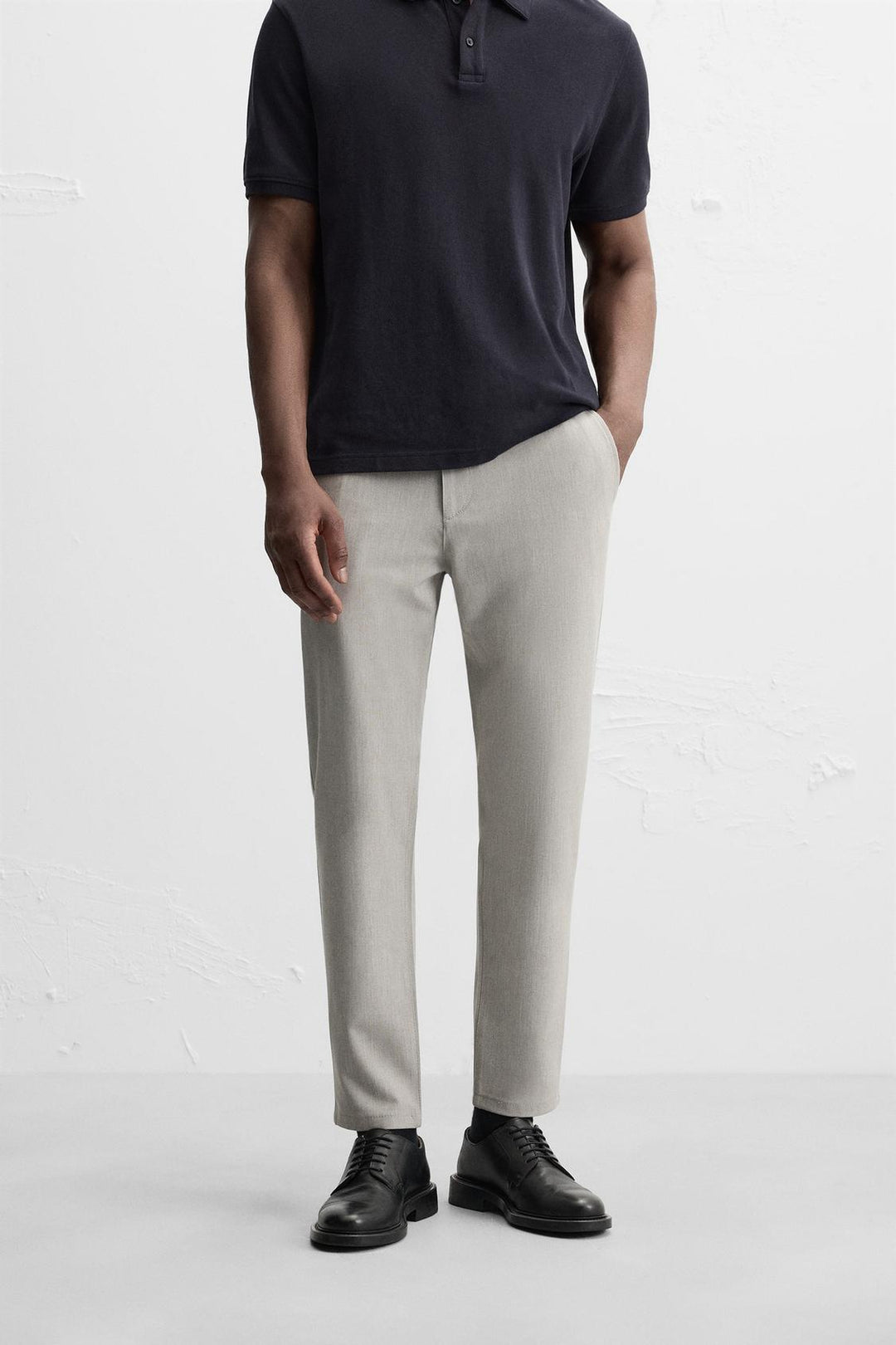 PANTALON À TEXTURE CONFORT