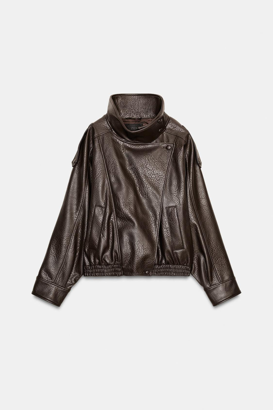 BLOUSON EN MATIÈRE SYNTHÉTIQUE