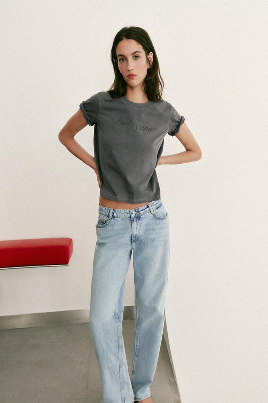 T-SHIRT LAVE TEXTE