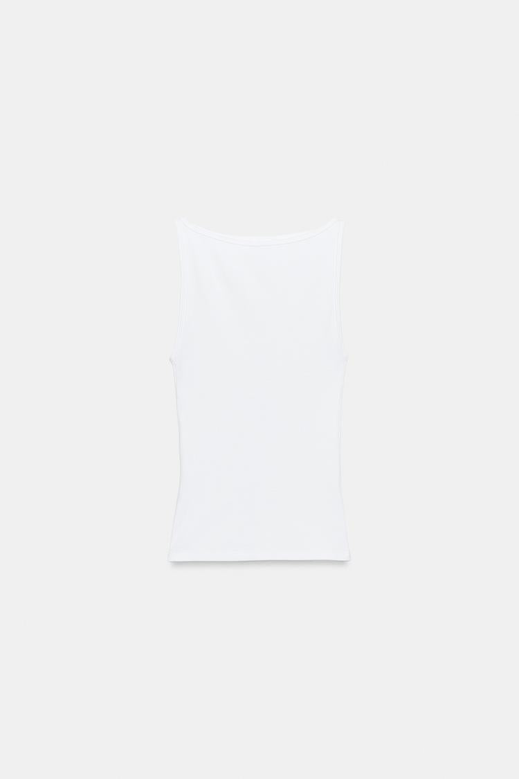 T-SHIRT MINIMAL SANS MANCHES