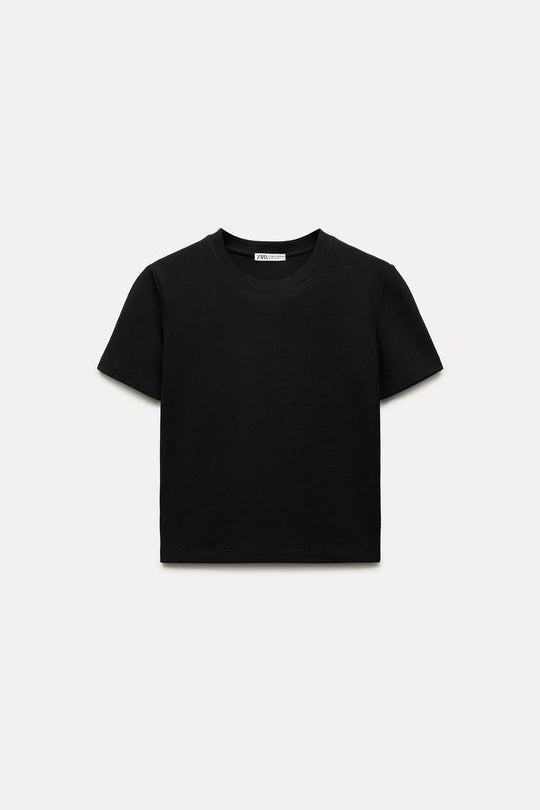 T-shirt a manches courtes - Noir