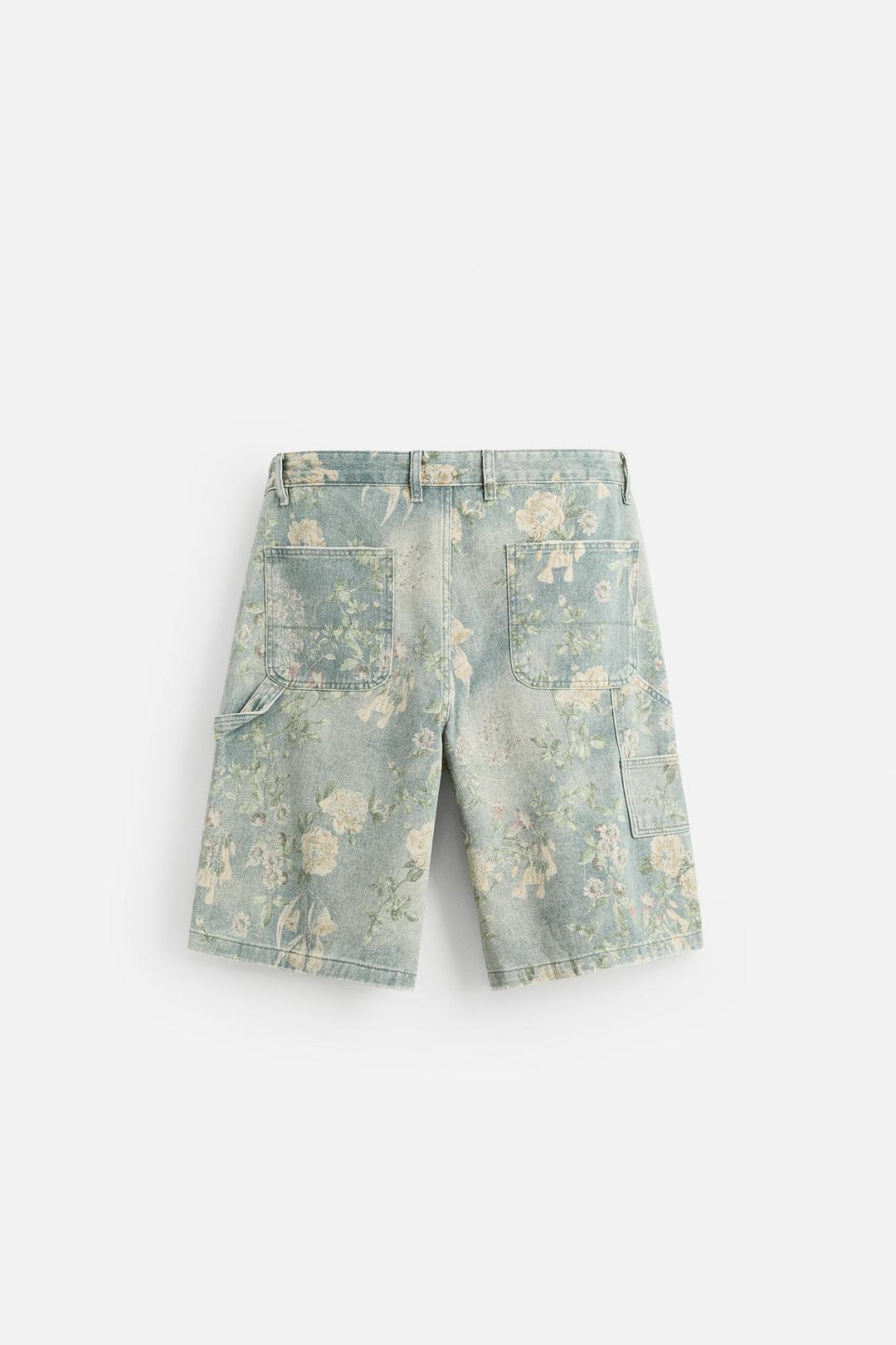 BERMUDA À POCHE DE CHARPENTIER À IMPRIMÉ FLORAL